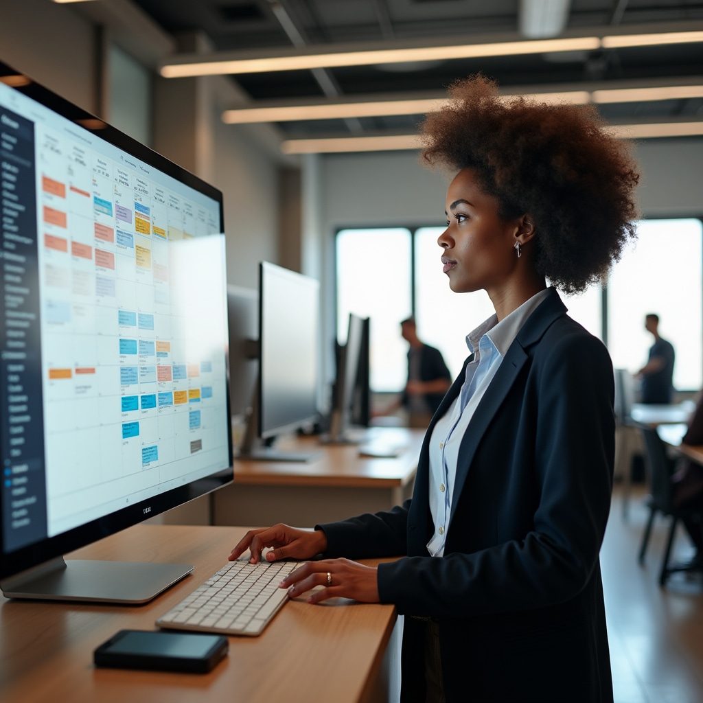 Pianificazione turni degli operatori su schermo del gestionale